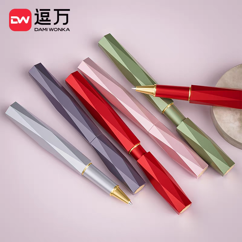 DAMI WONKA Polygonal Prism Frosted Magnetic Pen