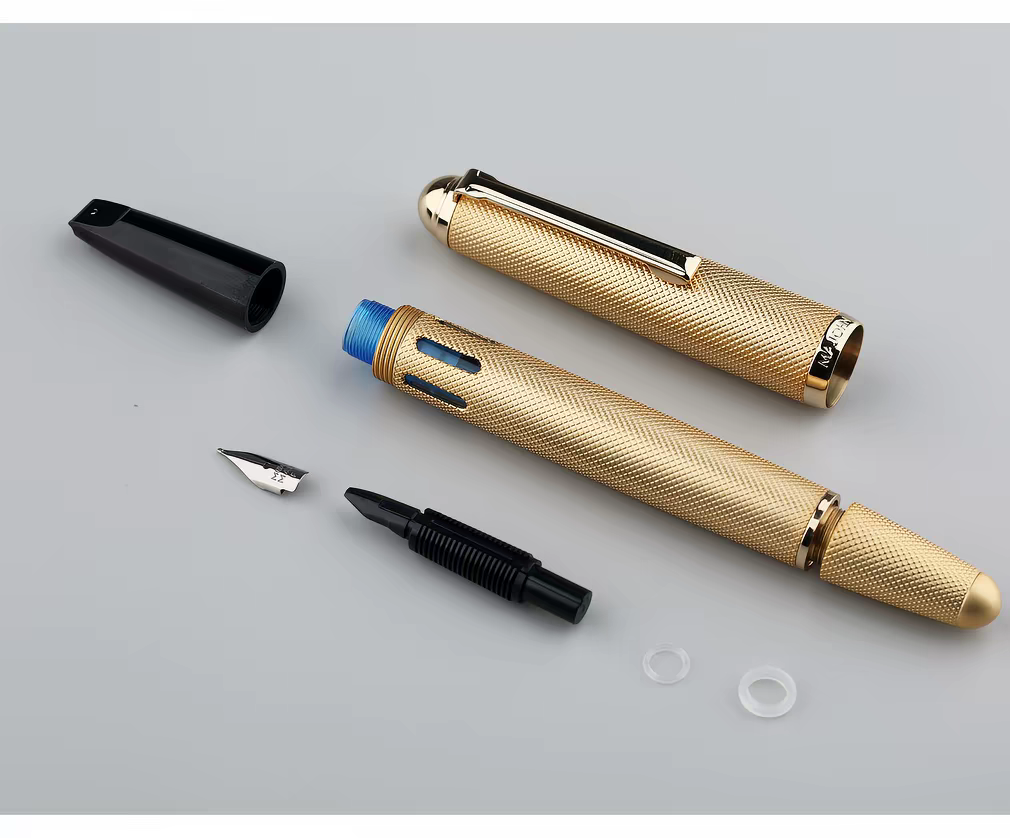 MAJOHN B27 Plaid Pattern Fountain Pen