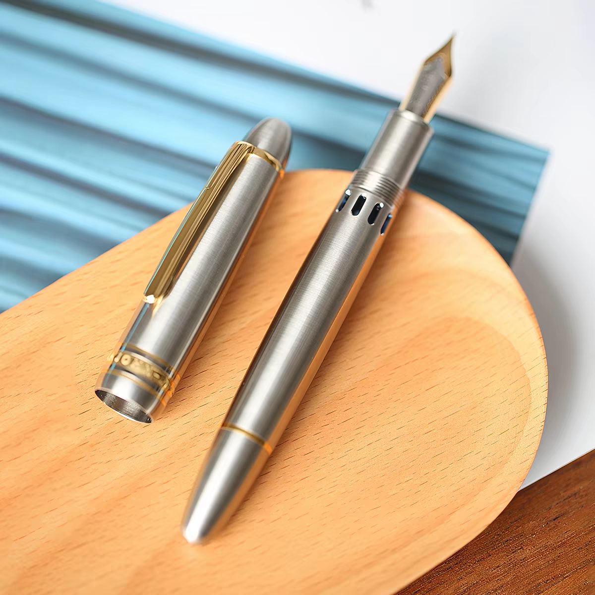 MAJOHN 136 Titanium Alloy Fountain Pen
