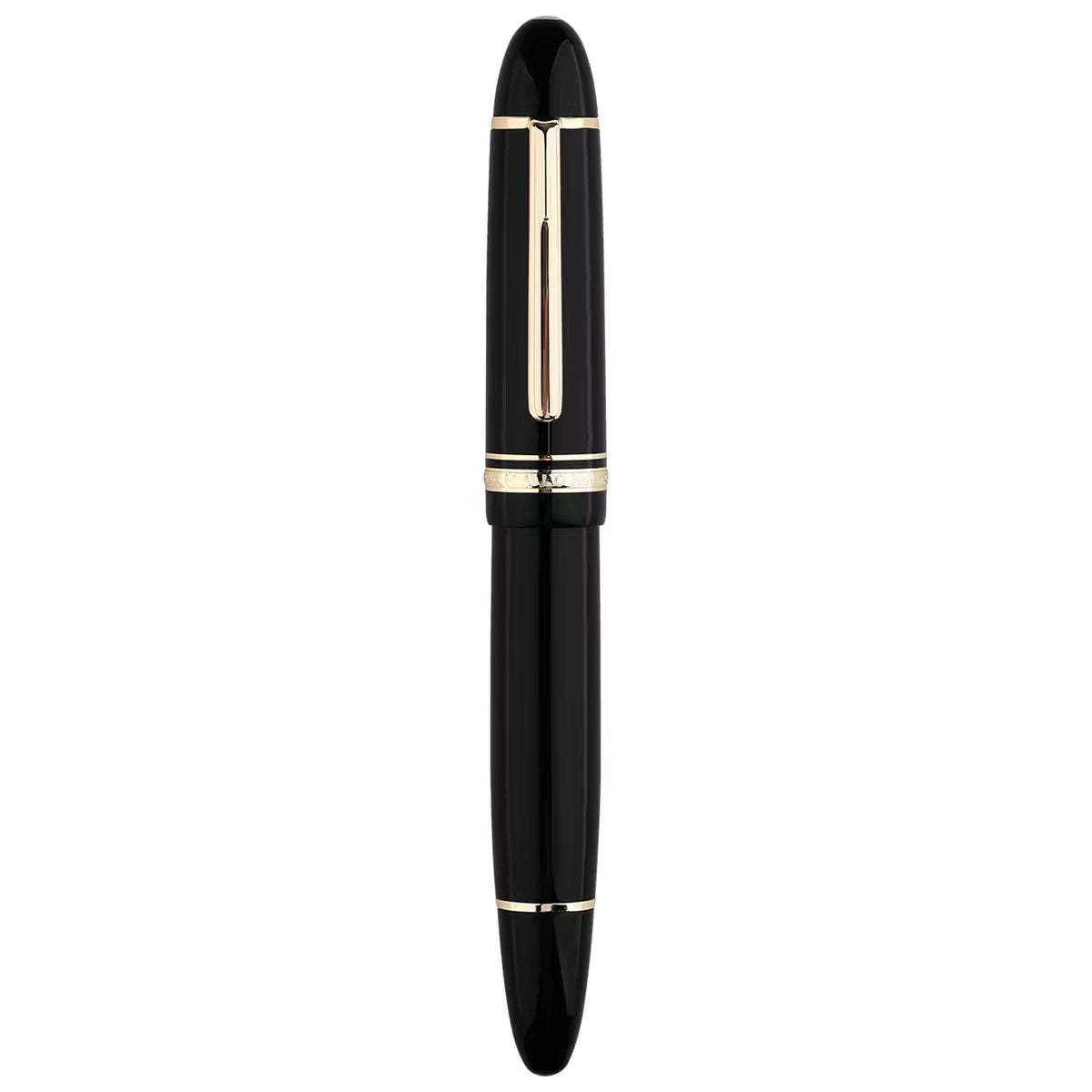 MAJOHN P141 Fountain Pen With #8 Dual-tone Gold Nib Resin Body And an Ink-viewing Window