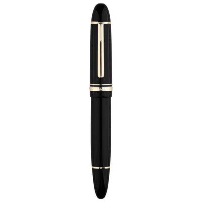 MAJOHN P141 Fountain Pen With #8 Dual-tone Gold Nib Resin Body And an Ink-viewing Window