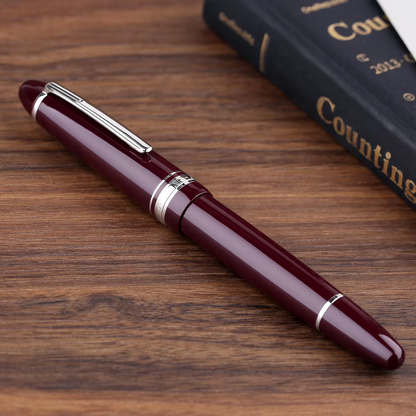 MOJOHN P136 Fountain Pen With a Differential Mechanism Brass Piston and 20-window Ink-viewing Grille