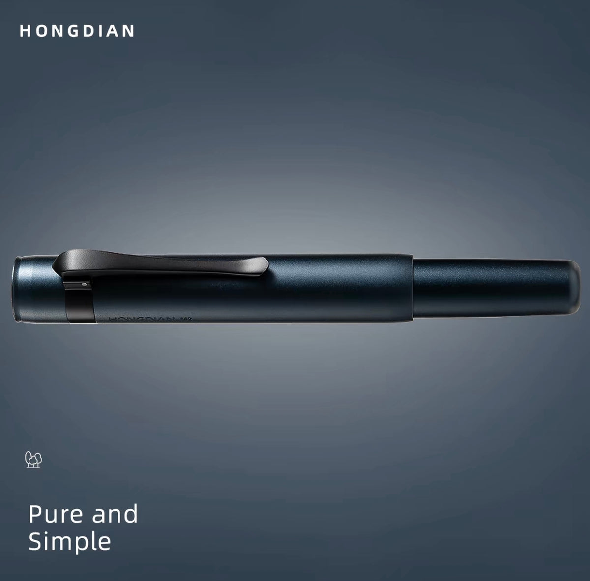 HONG DIAN M2 Mini Fountain Pen M Nib Short Travel Pen