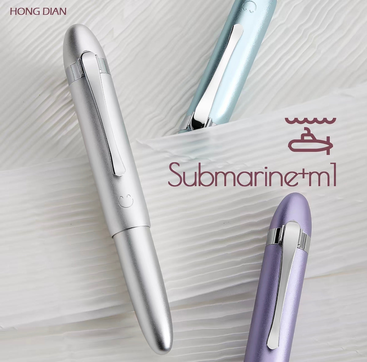 HONG DIAN M1 Mini Fountain Pen Short Travel Pen