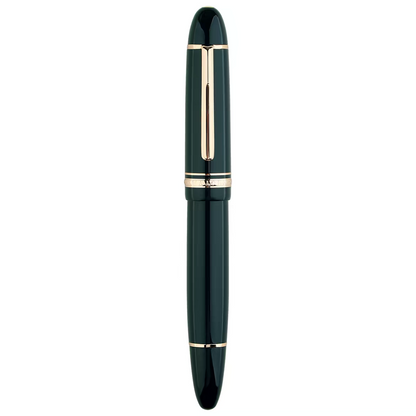 MAJOHN P141 Fountain Pen With #8 Dual-tone Gold Nib Resin Body And an Ink-viewing Window