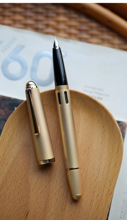 MAJOHN B27 Plaid Pattern Fountain Pen