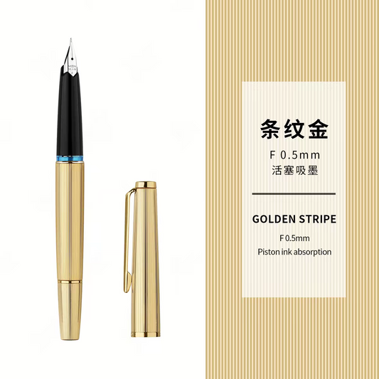 MAJOHN B32 Striped Barrel Fountain Pen