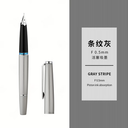 MAJOHN B32 Striped Barrel Fountain Pen