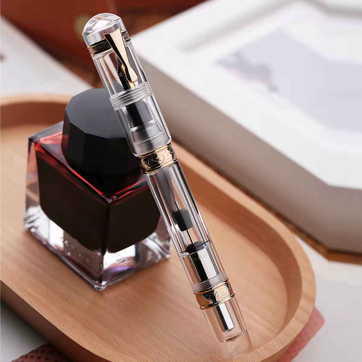 MAJOHN C5 Large Capacity Push-type Vacuum-filling Fountain Pen