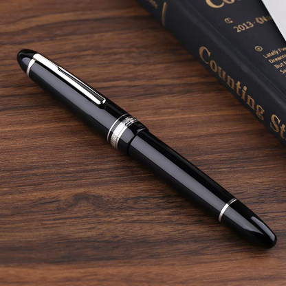 MOJOHN P136 Fountain Pen With a Differential Mechanism Brass Piston and 20-window Ink-viewing Grille