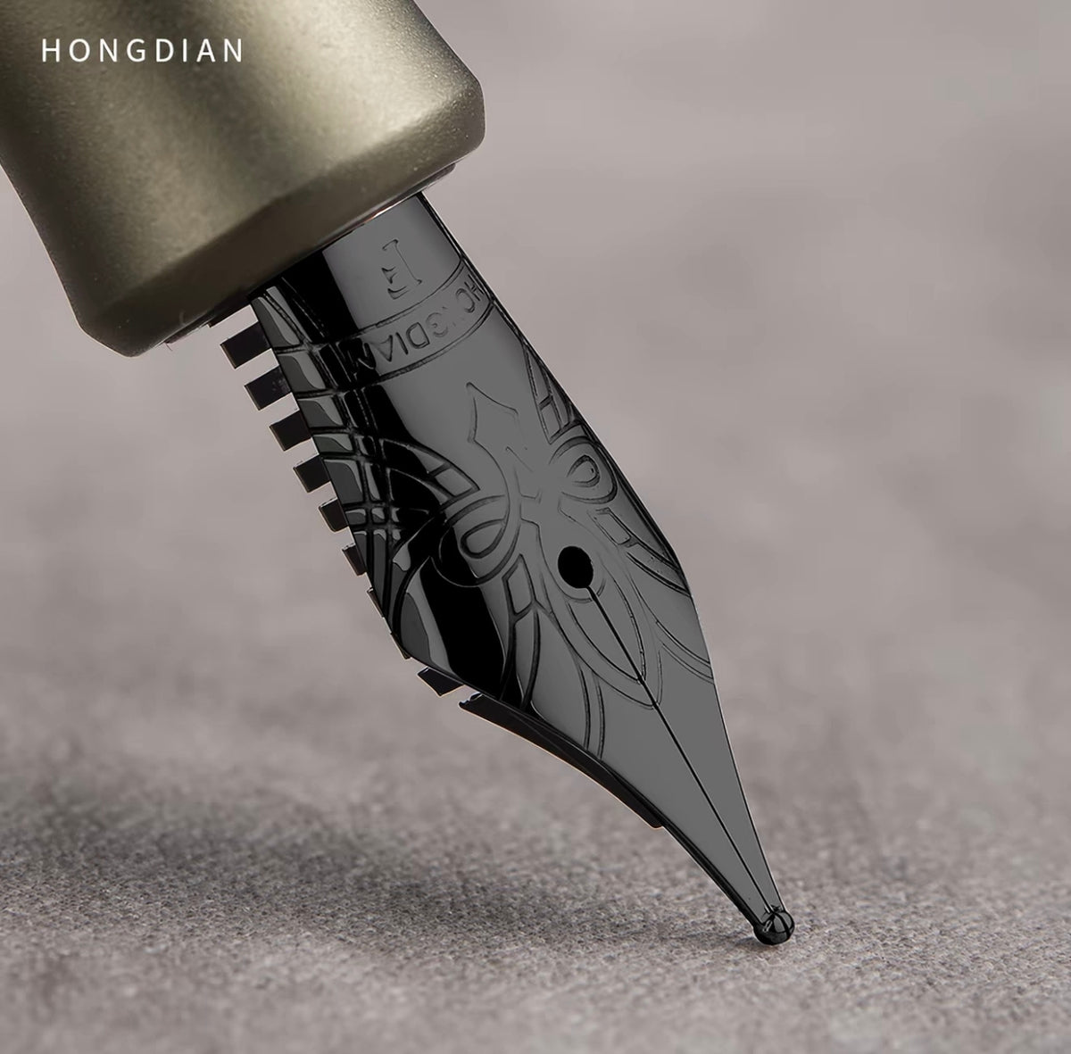 HONG DIAN M2 Mini Fountain Pen M Nib Short Travel Pen