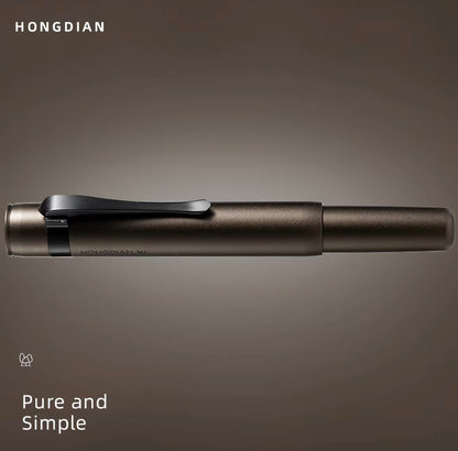 HONG DIAN M2 Mini Fountain Pen M Nib Short Travel Pen
