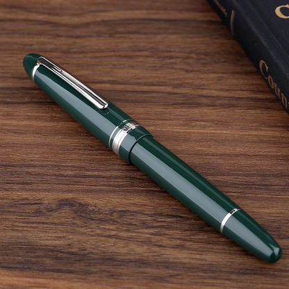 MOJOHN P136 Fountain Pen With a Differential Mechanism Brass Piston and 20-window Ink-viewing Grille