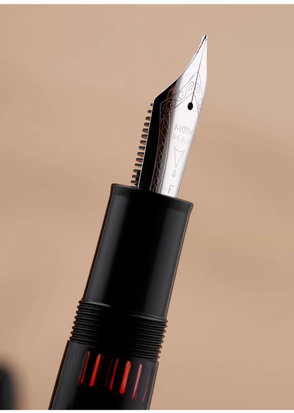 MOJOHN P136 Fountain Pen With a Differential Mechanism Brass Piston and 20-window Ink-viewing Grille