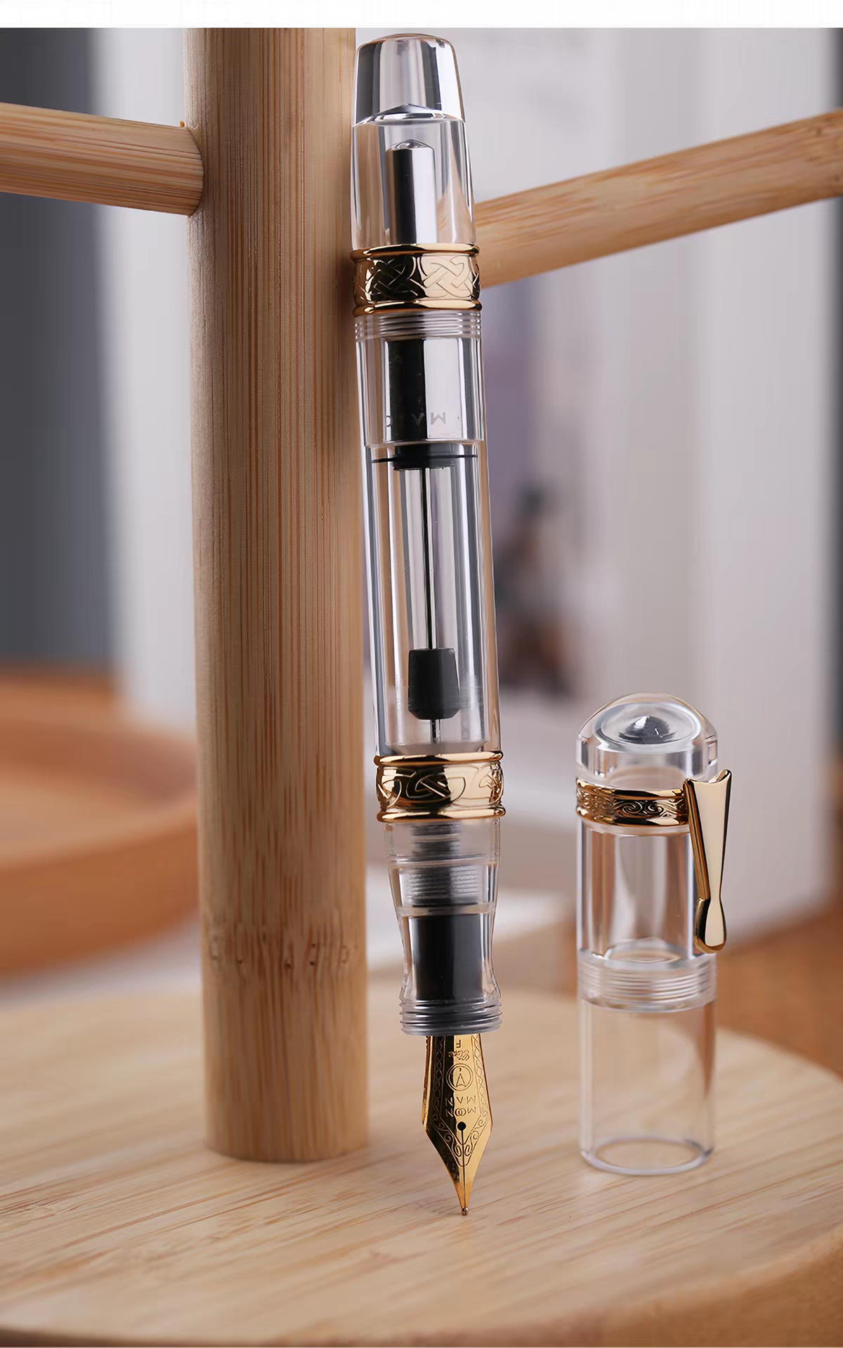MAJOHN C5 Large Capacity Push-type Vacuum-filling Fountain Pen