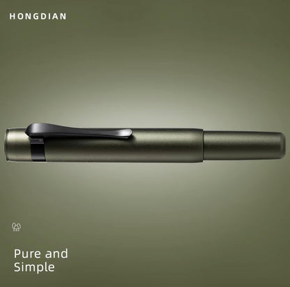 HONG DIAN M2 Mini Fountain Pen M Nib Short Travel Pen