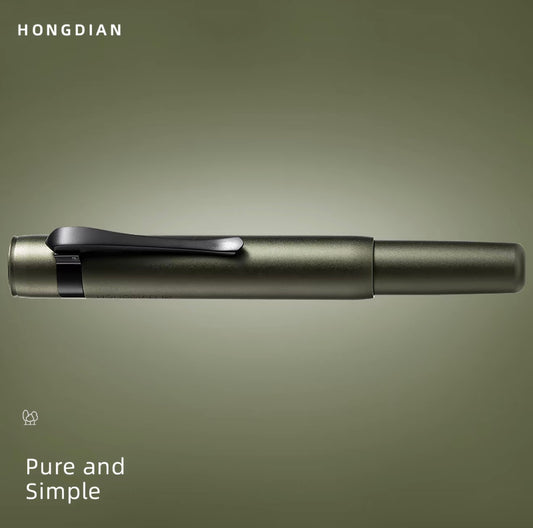 HONG DIAN M2 Mini Fountain Pen M Nib Short Travel Pen