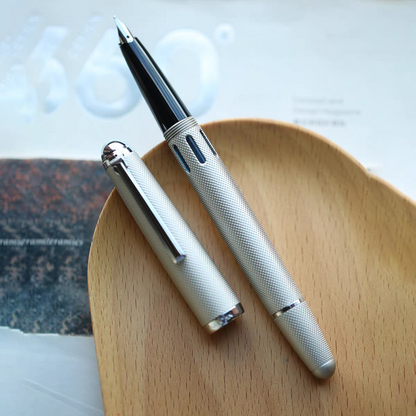 MAJOHN B27 Plaid Pattern Fountain Pen